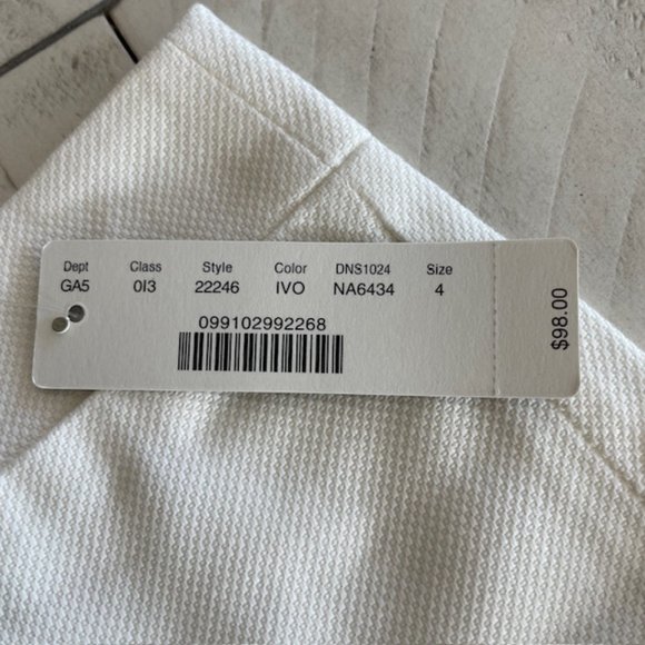 JCREW CANDACE DAISY LACE MINI SKIRT IVORY SIZE 4 #22246 NWT - Picture 5 of 6